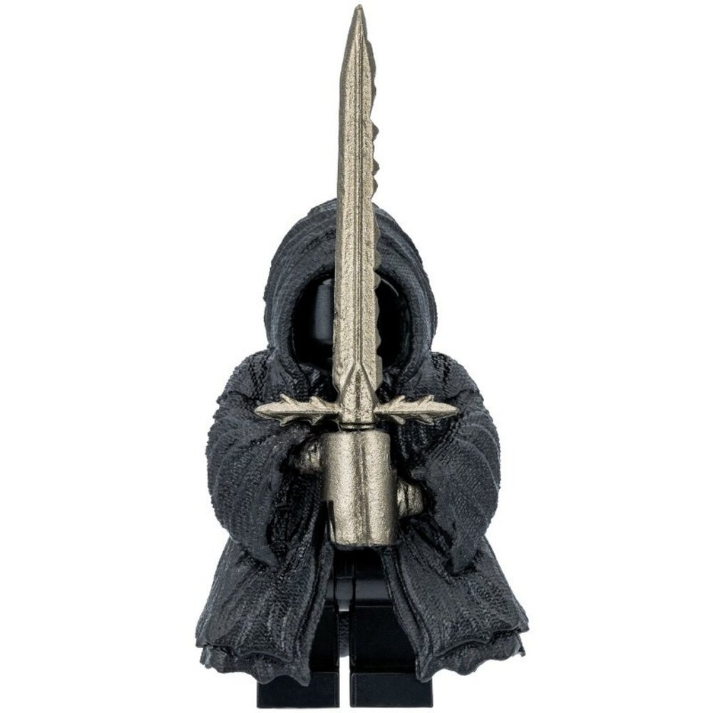 Nazgûl Custom Minifigure – Ringwraith with Sword | LOTR Style